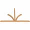 Ekena Millwork Richland Timber Gable Bracket, Western Red Cedar, 96"W x 64"H x 3 1/2"D x 3 1/2"F, 16/12 Pitch GBW096X64X0404RIC00SWR - alternate 3